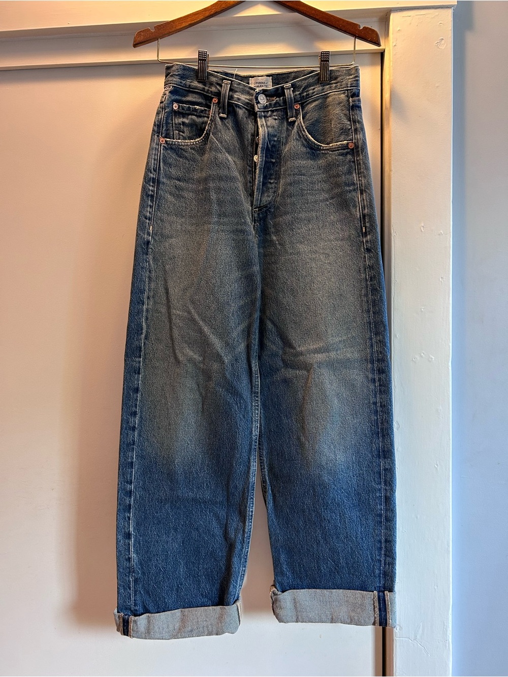 TWO pairs Citizens of Humanity jeans, like new! Style Ayla; 2 different washes.
